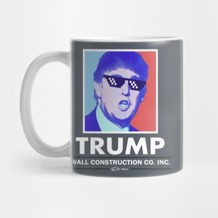 Trump Wall Construction Company Vintage Mug